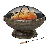 Sunnydaze Collection Portable Weather Resistant Fire Pit