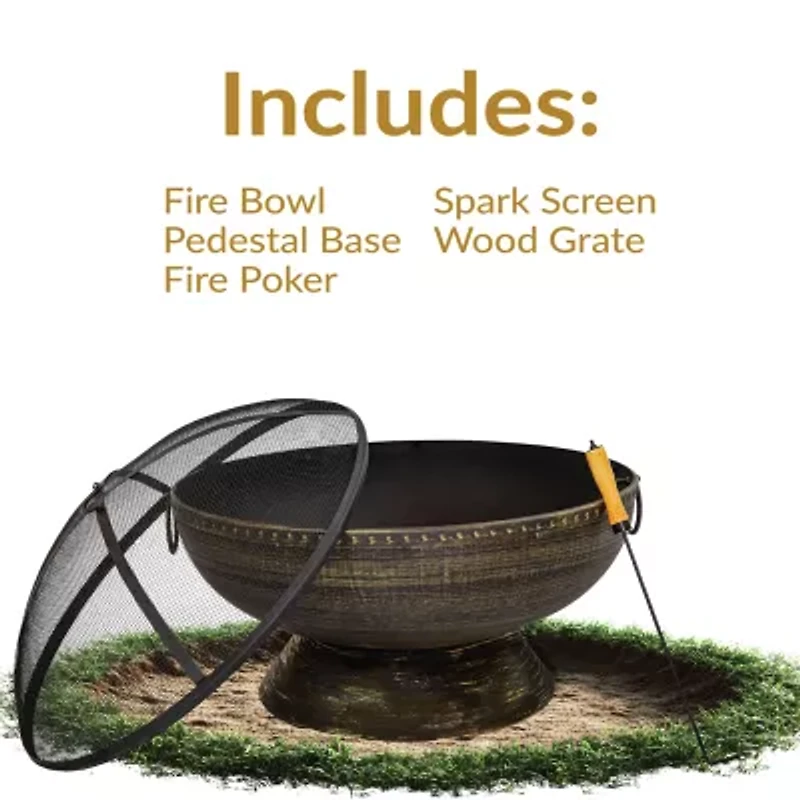 Sunnydaze Collection Portable Weather Resistant Fire Pit