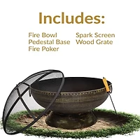 Sunnydaze Collection Portable Weather Resistant Fire Pit