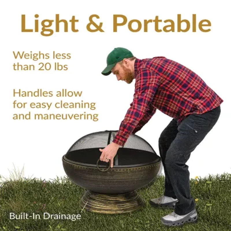 Sunnydaze Collection Portable Weather Resistant Fire Pit