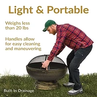 Sunnydaze Collection Portable Weather Resistant Fire Pit