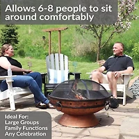 Sunnydaze Collection Portable Weather Resistant Fire Pit