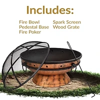 Sunnydaze Collection Portable Weather Resistant Fire Pit