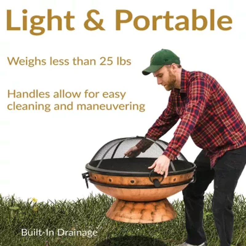 Sunnydaze Collection Portable Weather Resistant Fire Pit