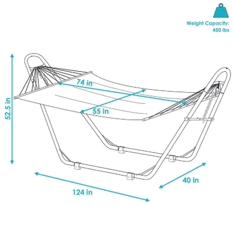 Sunnydaze Patio Collection Hammock
