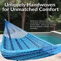 Sunnydaze® Handwoven Thick-Cord Mayan Hammock