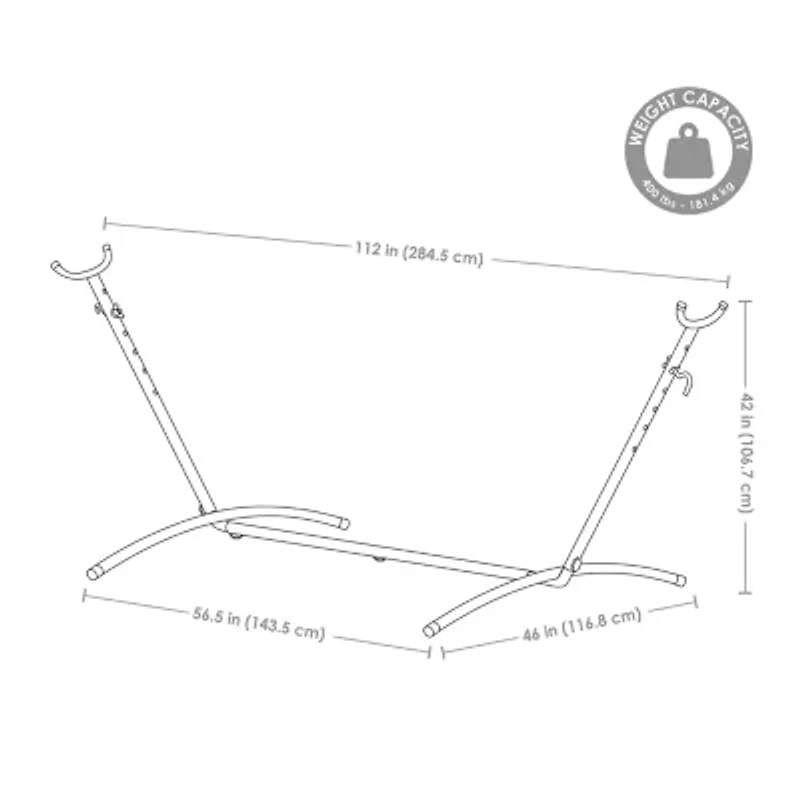 Sunnydaze® Patio Collection Space Saving Hammock Stand