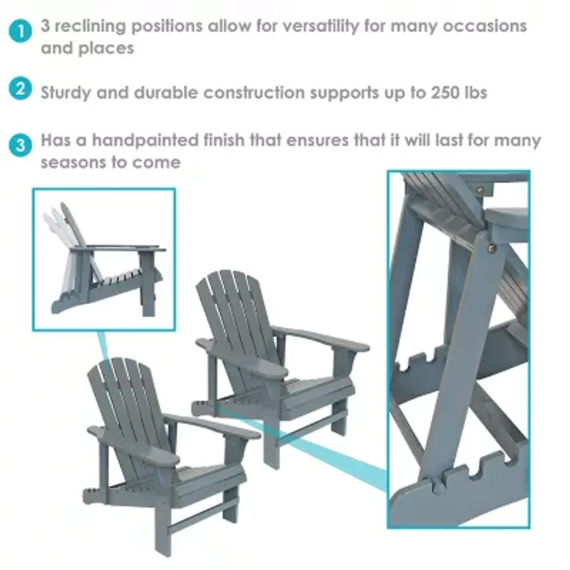 2-pc. Adriondack Chair