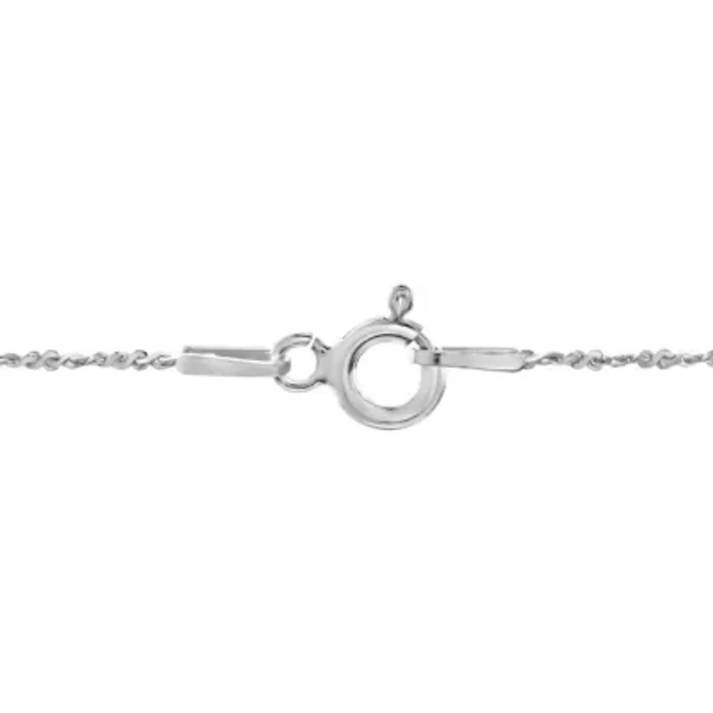 Made in Italy Sterling 18” 1mm Twisted Serpentine Chain