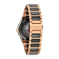 Bulova Latin Grammy Mens Two Tone Stainless Steel Bracelet Watch 98a236