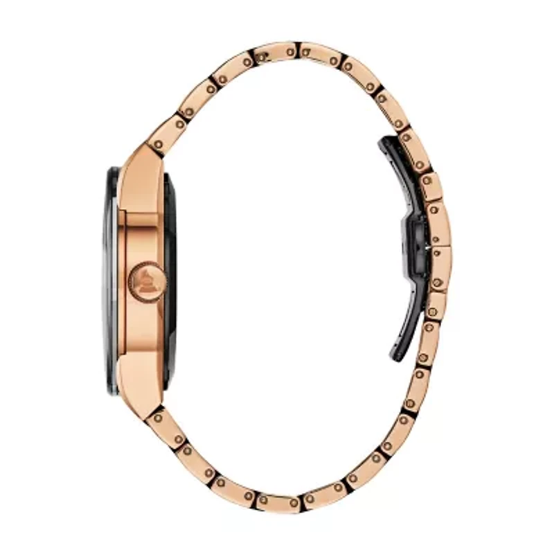 Bulova Latin Grammy Mens Two Tone Stainless Steel Bracelet Watch 98a236