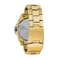 Bulova Precisionist Mens Gold Tone Stainless Steel Bracelet Watch 98d156