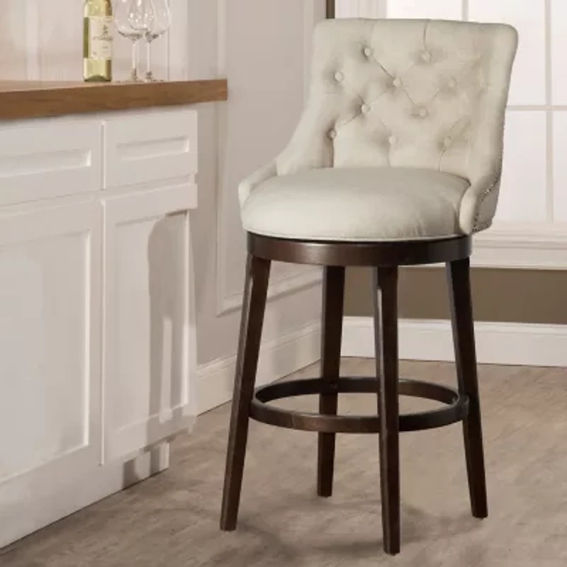 Halbrooke Counter Height Upholstered Barstool