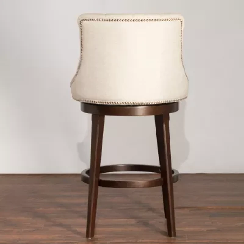 Halbrooke Counter Height Upholstered Barstool