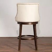 Halbrooke Counter Height Upholstered Barstool