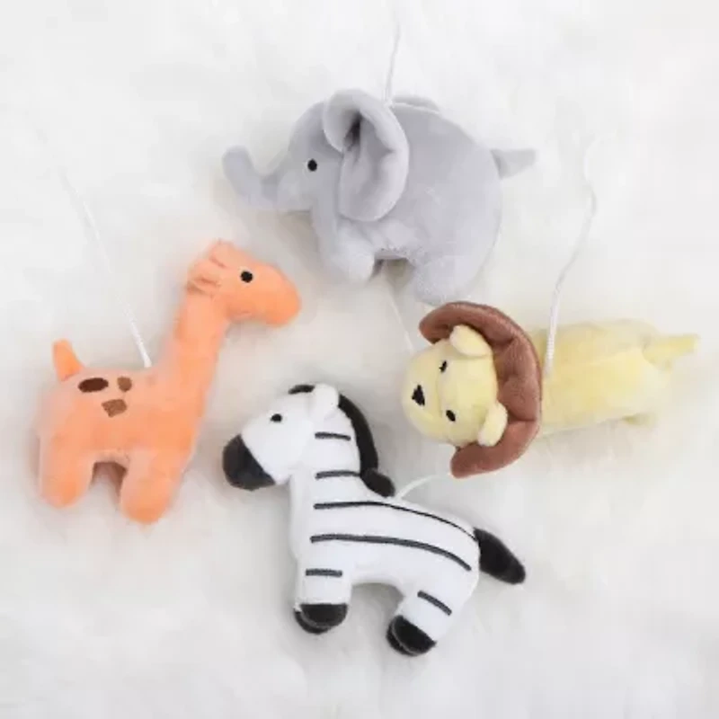 The Peanutshell Safari Animals Baby Mobile