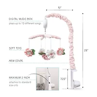 The Peanutshell Flowers Baby Mobile