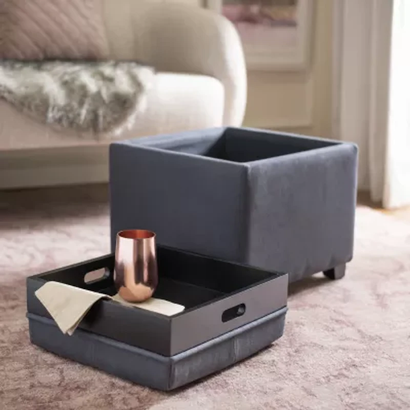 Harrison Tray Storage Ottoman