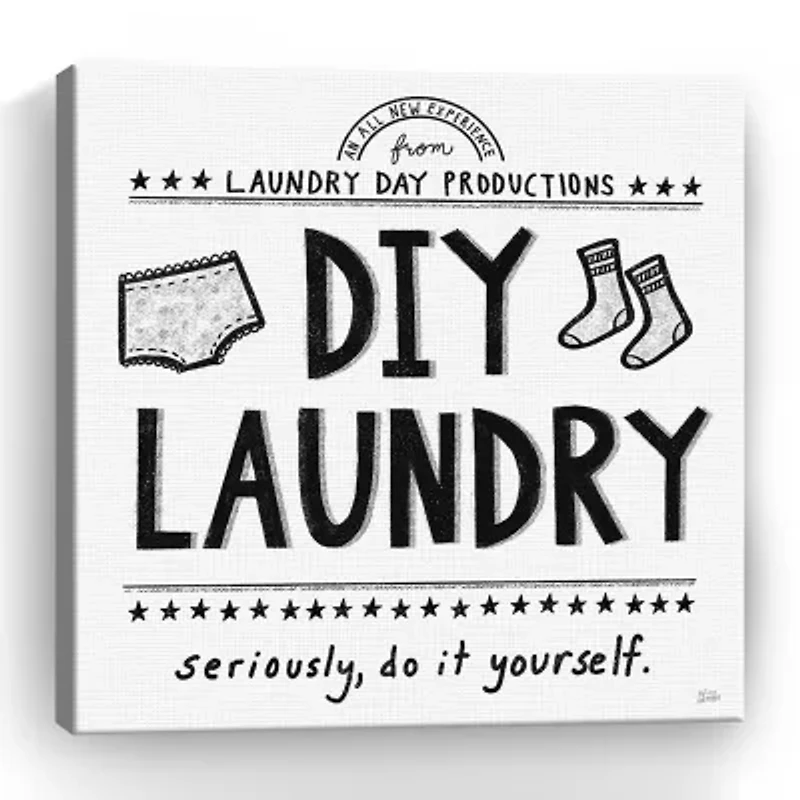 Lumaprints Diy Laundry Giclee Canvas Art