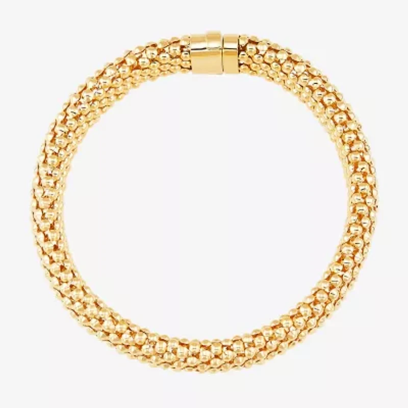Made in Italy Womens 14K Gold 7.25 Inch Link Bracelet