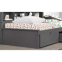 Bookcase Twin Daybed with Dual Underbed Drawers