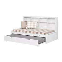 Bookcase Twin Daybed with Twin Trundle