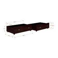 Austin Mission Full over Bunk Bed with Dual Underbed Drawers