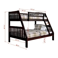 Austin Mission Twin over Full Bunk Bed
