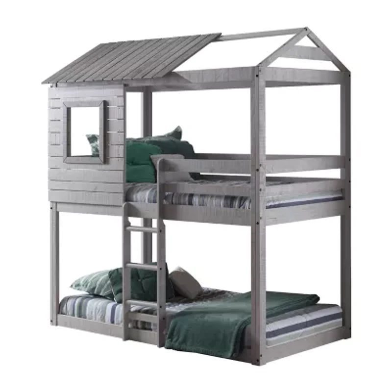 Deer Blind Twin over Twin Bunkbed