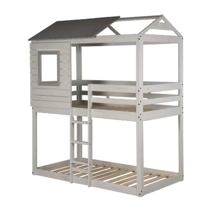 Deer Blind Twin over Twin Bunkbed