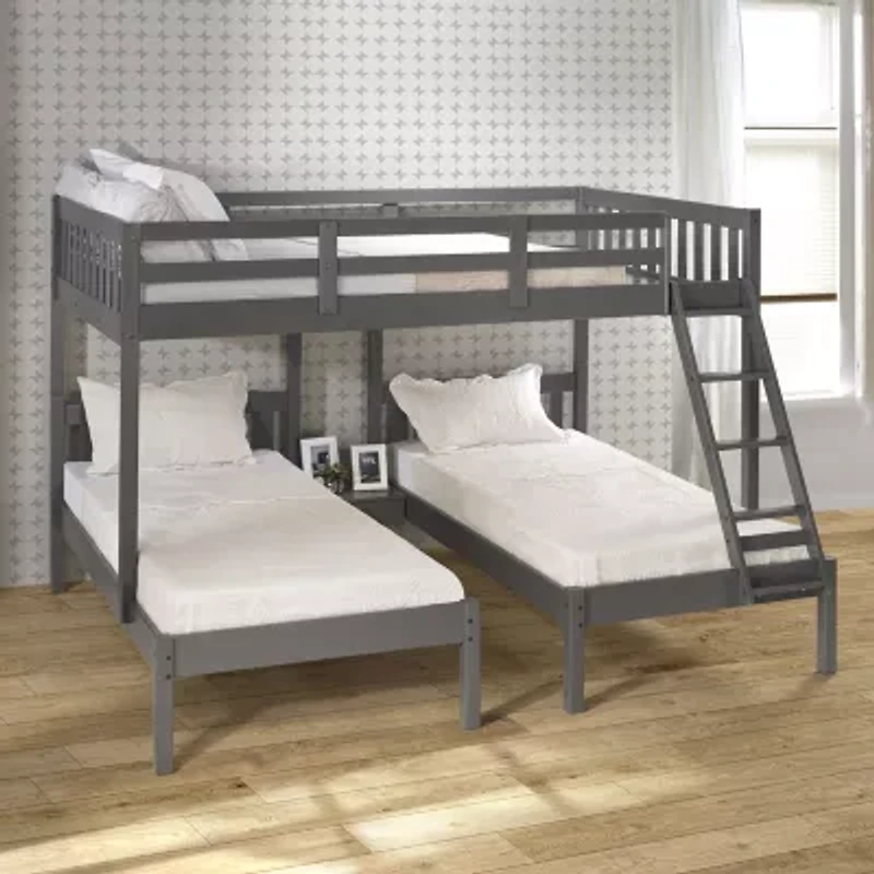 Treble Full over Double Twin Bunkbed