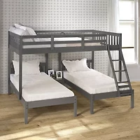 Treble Full over Double Twin Bunkbed