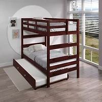 Promo Shaker Twin over Twin Bunkbed with Twin Trundle