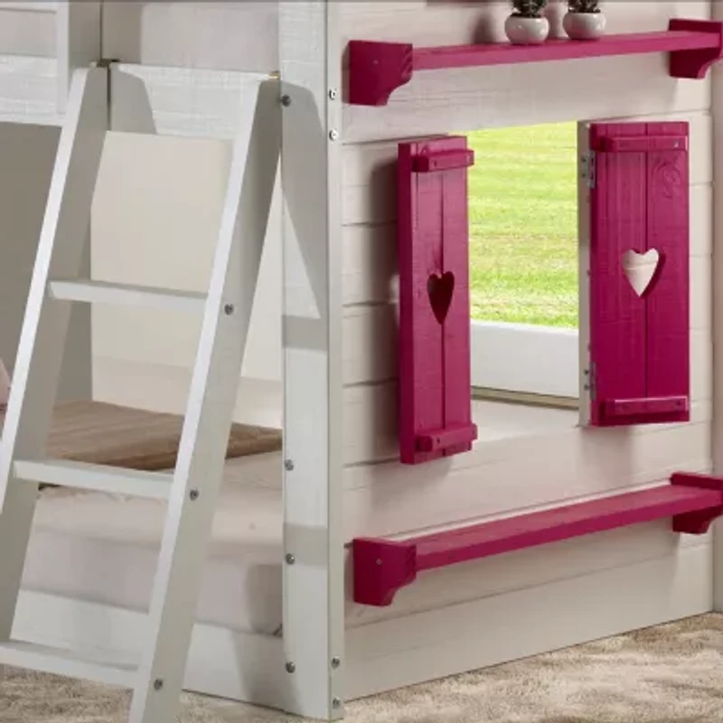 Sweetheart Twin over Twin Bunkbed