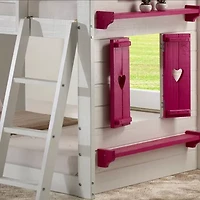 Sweetheart Twin over Twin Bunkbed