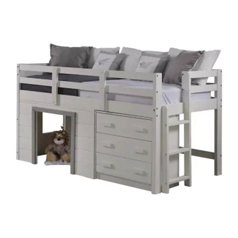 Sweet Dreams Twin Low Loft Bed