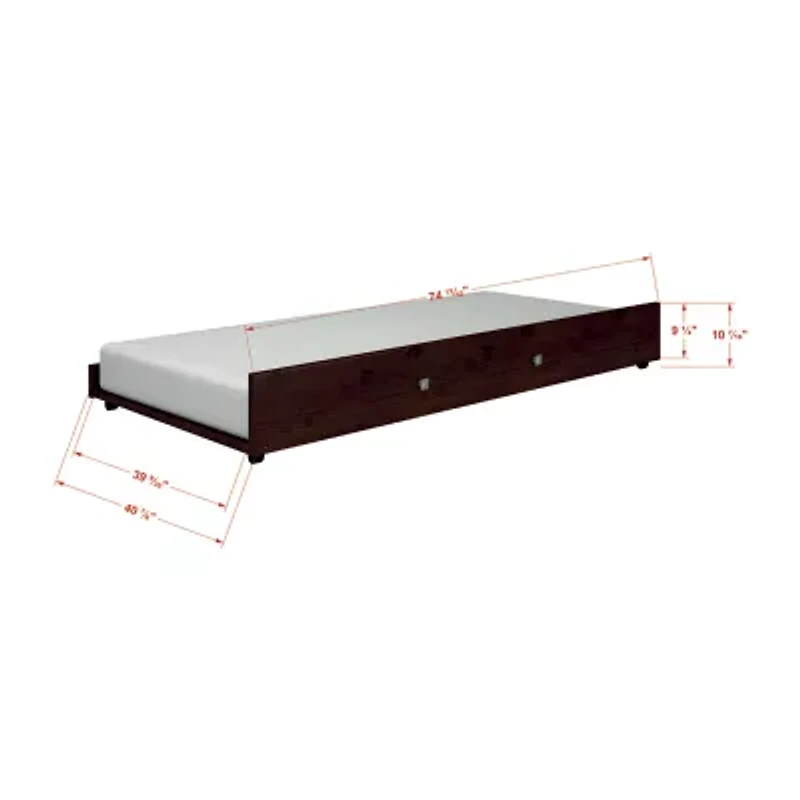 Econo Modern Full Bed with Twin Trundle