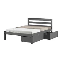 Econo Modern Full Bed with Dual Underbed Drawers