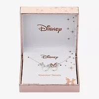 Disney Classics Womens Pure Silver Over Brass 16 Inch Pendant Necklace