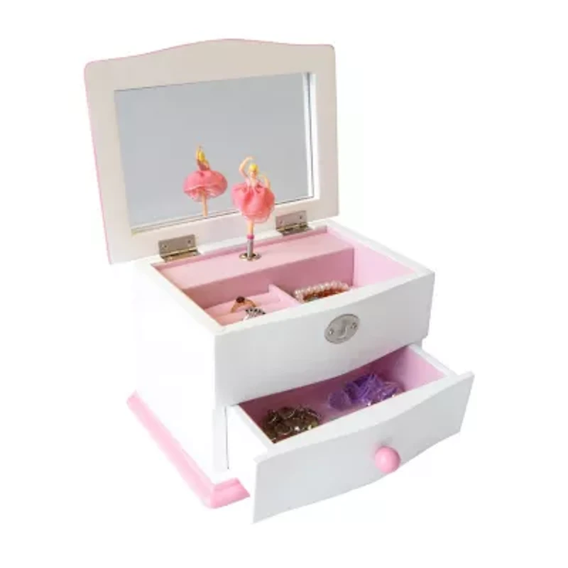 Mele And Co Katie White Jewelry Box