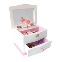 Mele And Co Katie White Jewelry Box