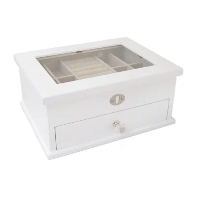 Mele And Co Mini Lili White Jewelry Box
