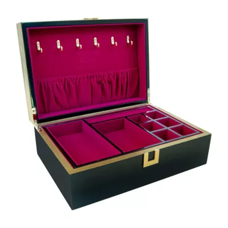 Mele And Co London Black Jewelry Box