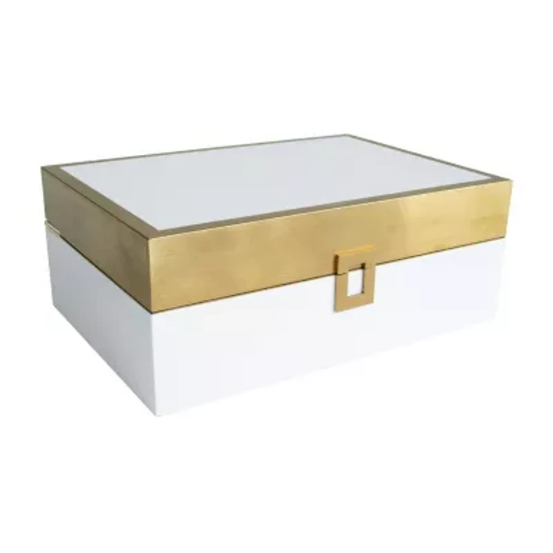 Mele And Co London Cream Jewelry Box