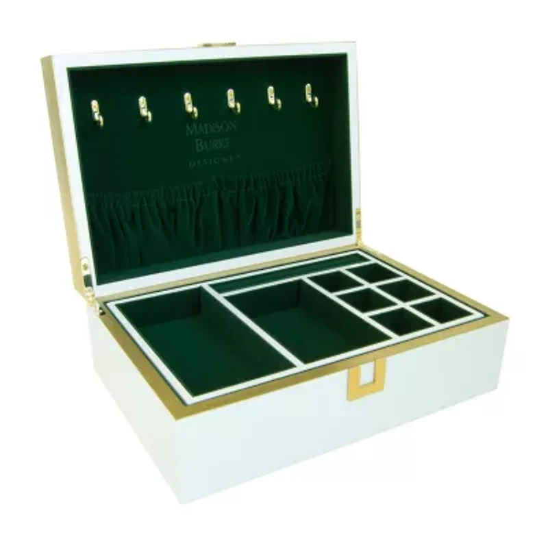 Mele And Co London Cream Jewelry Box