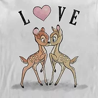 Mens Long Sleeve Bambi Graphic T-Shirt