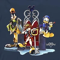 Mens Crew Neck Long Sleeve Classic Fit Graphic T-Shirt