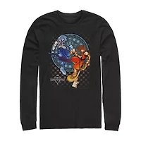 Mens Long Sleeve Kingdom of Hearts Graphic T-Shirt