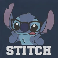 Mens Long Sleeve Stitch Graphic T-Shirt