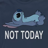 Mens Long Sleeve Stitch Graphic T-Shirt